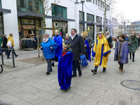 Diözesale Aussendung der Sternsinger im Hohen Dom zu Fulda (Foto:Karl-Franz Thiede)